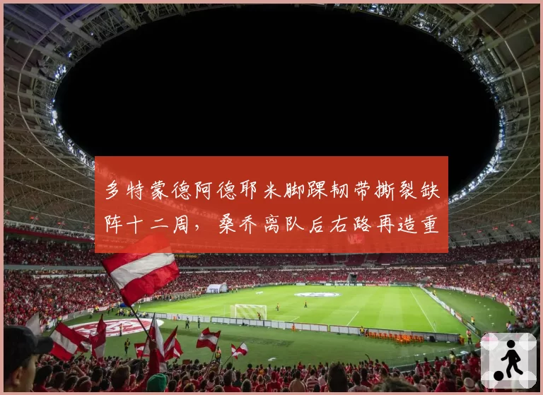 多特蒙德阿德耶米脚踝韧带撕裂缺阵十二周，桑乔离队后右路再造重创沙欣妙手何在？